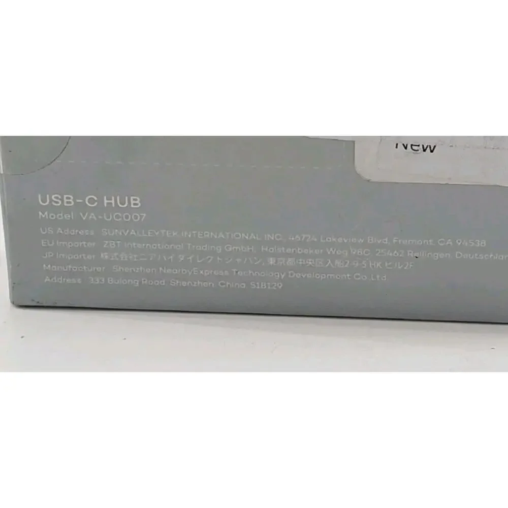 VAVA VA-UC007 USB C Hub 4-in-1 Adapter With Ethernet Port For PC MacBook